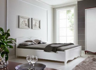 Double Bed Milano Classic Bed Beds Marital Bedroom Wood Designer New MI-2